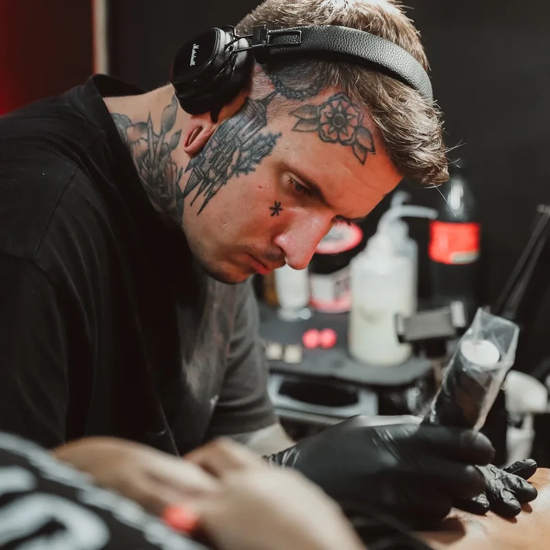 Alex Roze — award-winning tattoo artist and AI builder based in Kelowna and Vancouver BC